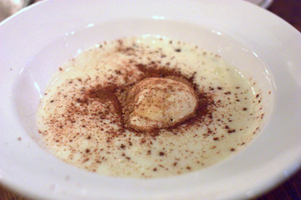 Crema di avena e ricotta, dolce al cucchiaio light