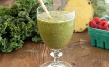 frullato detox al te verde e sedano