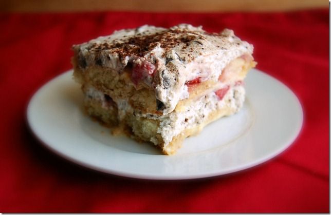 Colazione con il tiramisù alle fragole