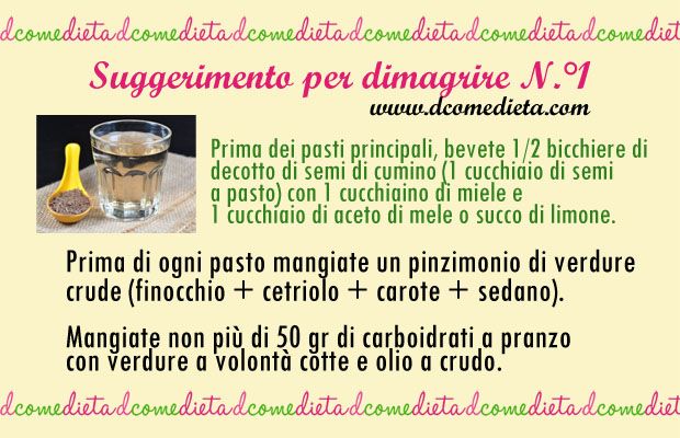 Dcomedieta #tips, i nostri consigli per dimagrire