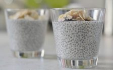 budino low carb ai semi di chia mandorle e cocco