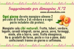 Dcomedieta #tips, i consigli per dimagrire della 2a settimana