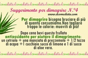 Dcomedieta #tips, i consigli per dimagrire della 4a settimana