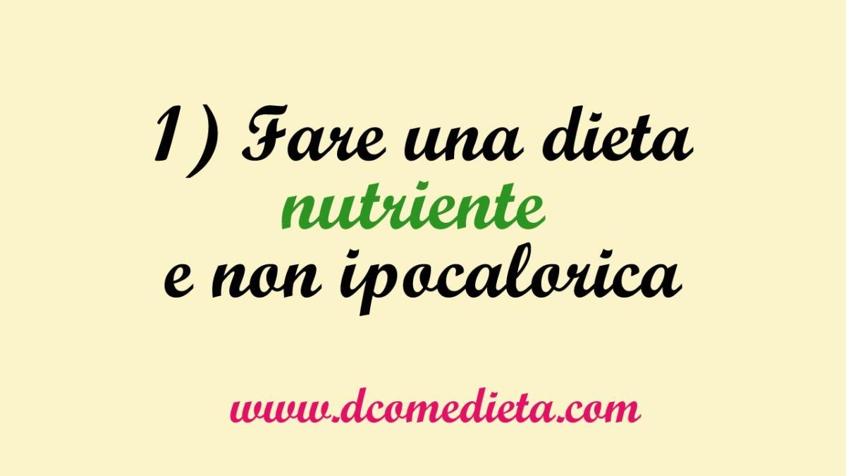 Come accelerare il metabolismo in due mosse