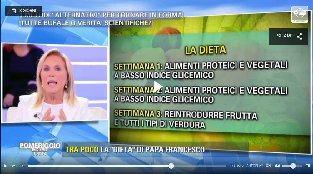 Perdere 7 kg con la dieta che ti cambia la vita di Rosanna Lambertucci