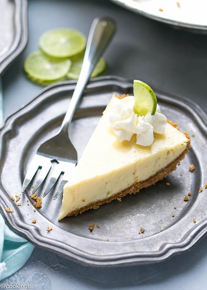 Torta cheesecake al lime light