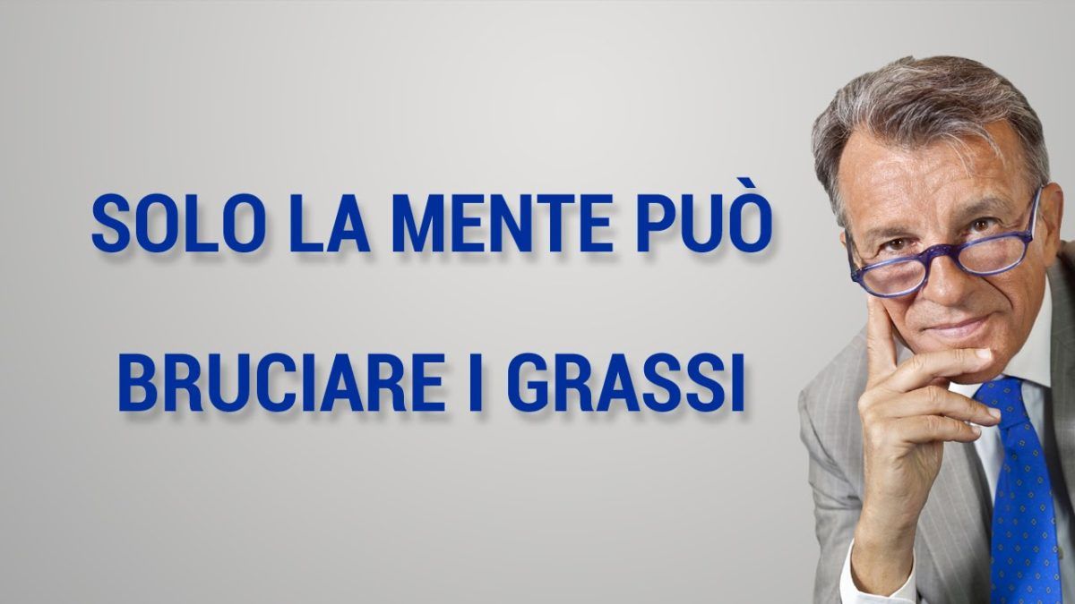 Solo la mente può bruciare i grassi secondo Raffaele Morelli