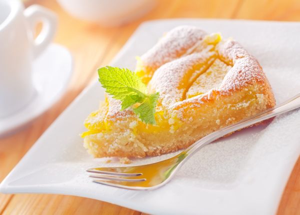 Torta di pesche light senza glutine: solo 160 calorie