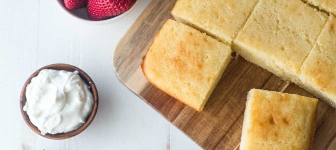 Torta ipocalorica per colazione al semolino