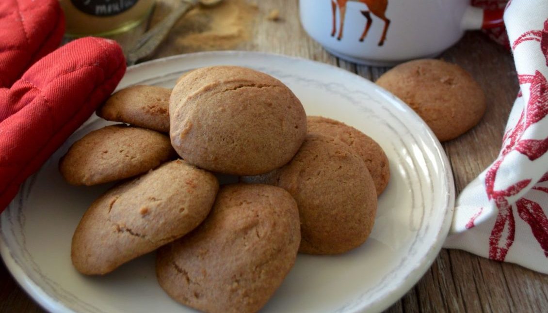 Biscotti vegani senza grassi e con 3 ingredienti