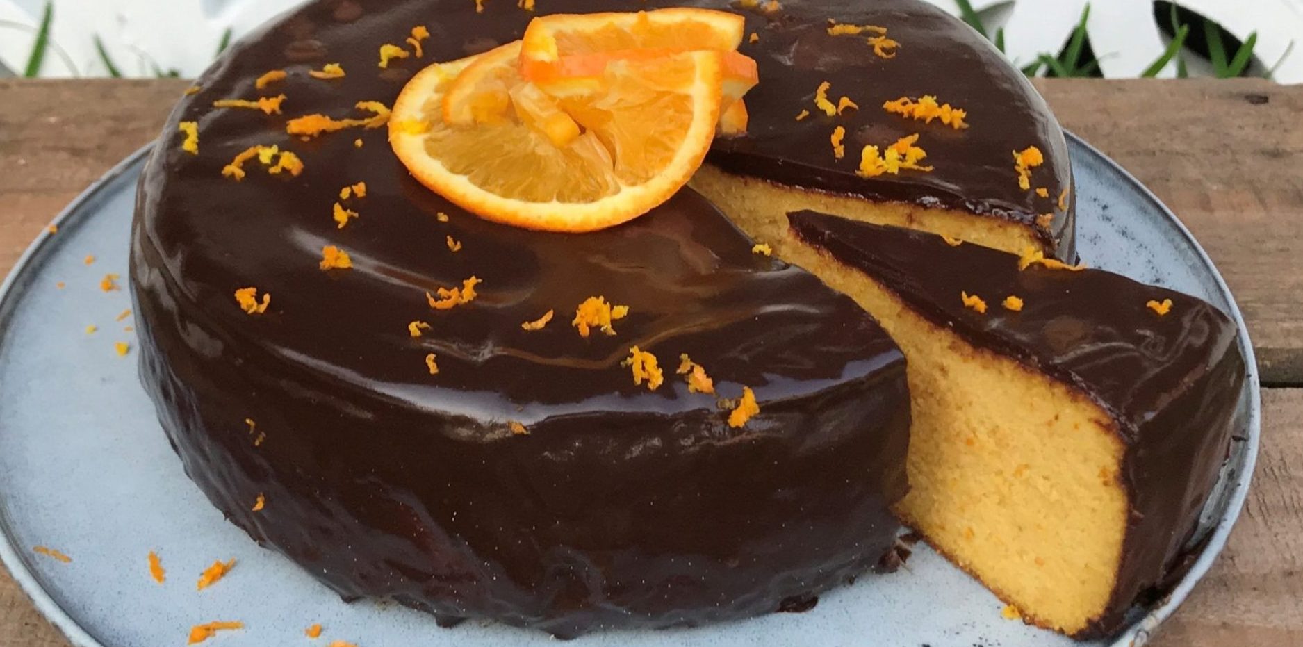 Torta all’arancia e cioccolato per chi è a dieta