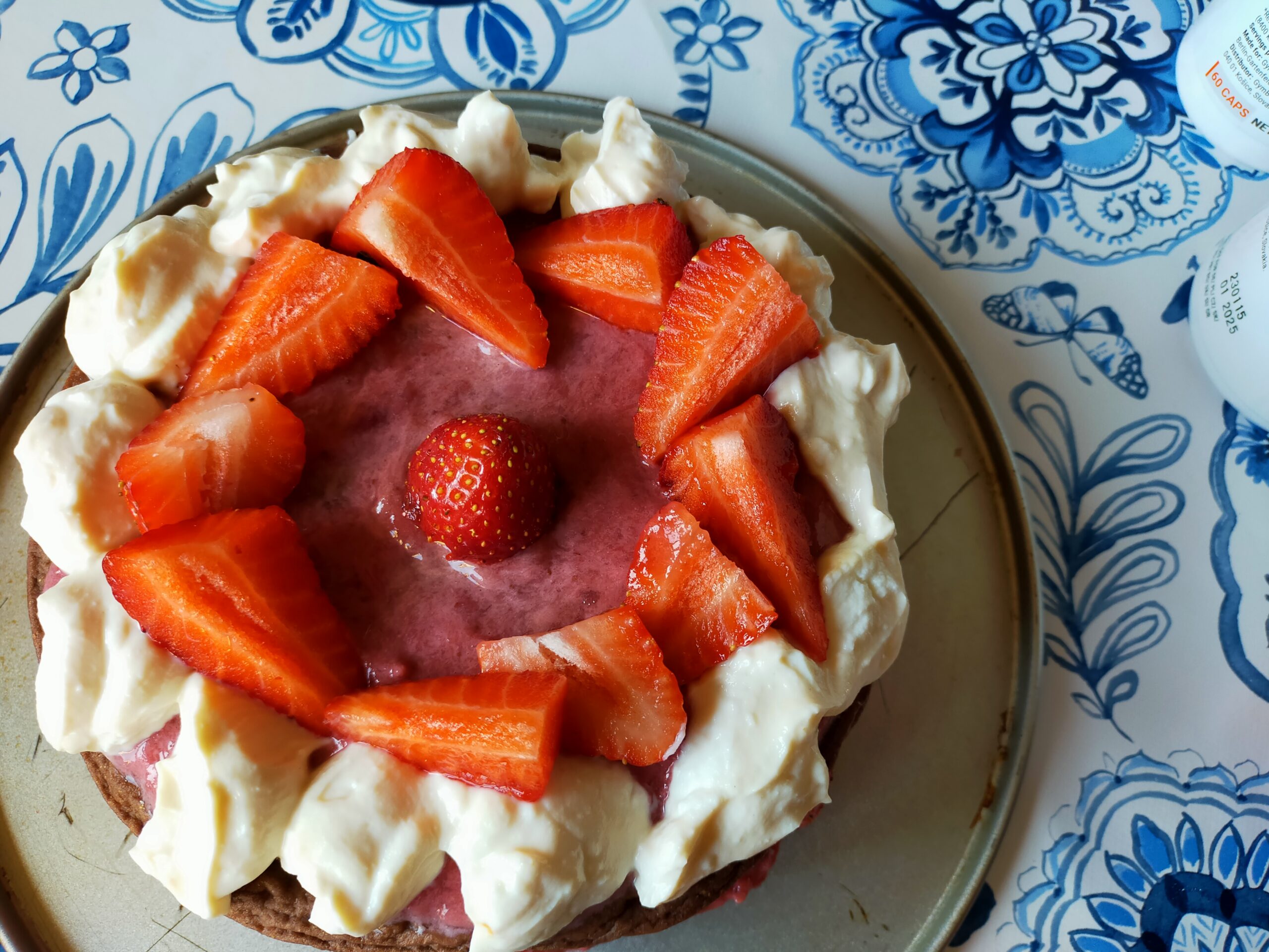 Torta cioccolato e fragole fit ed extra light