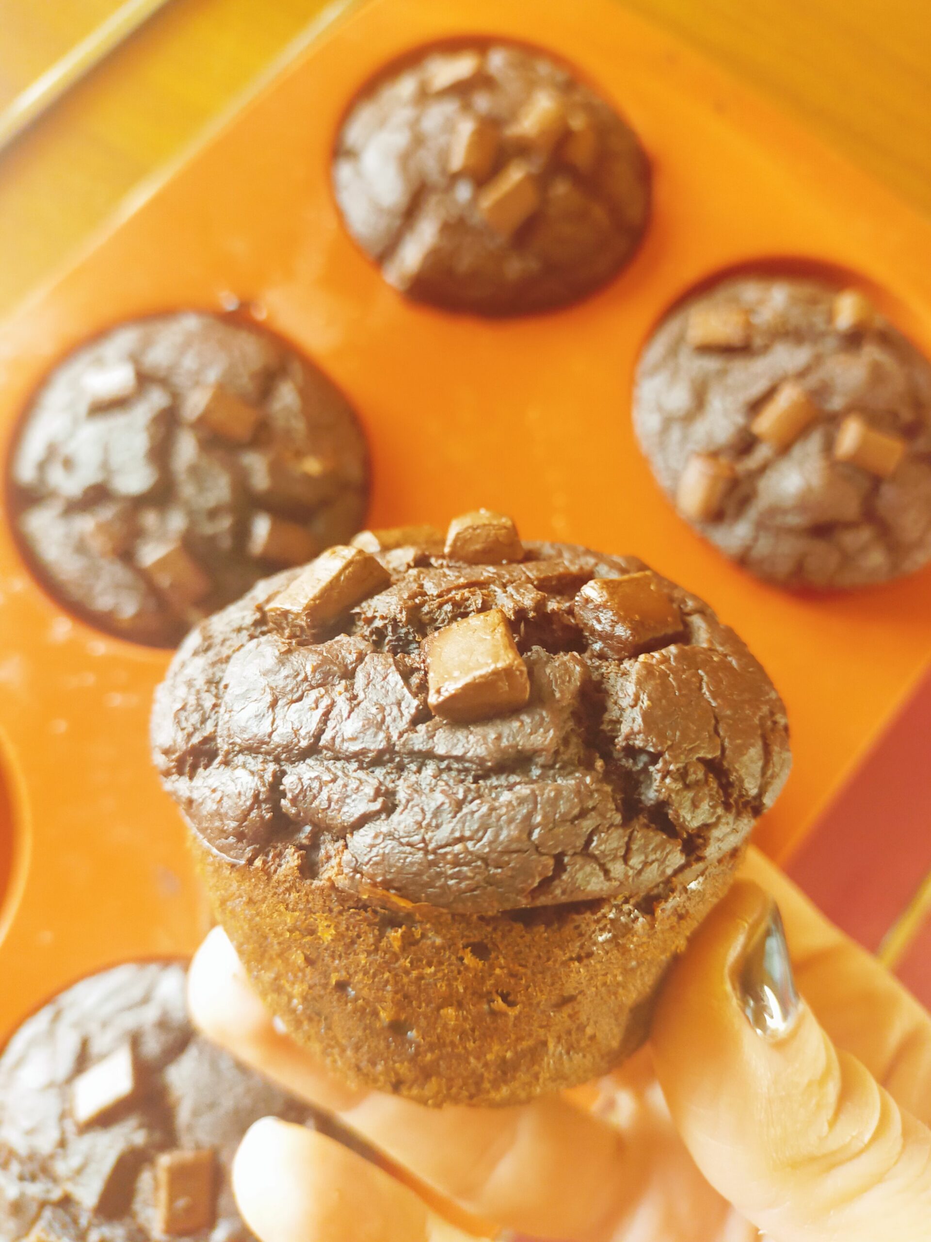 Ricetta muffin triplo cioccolato con i prodotti Prozis