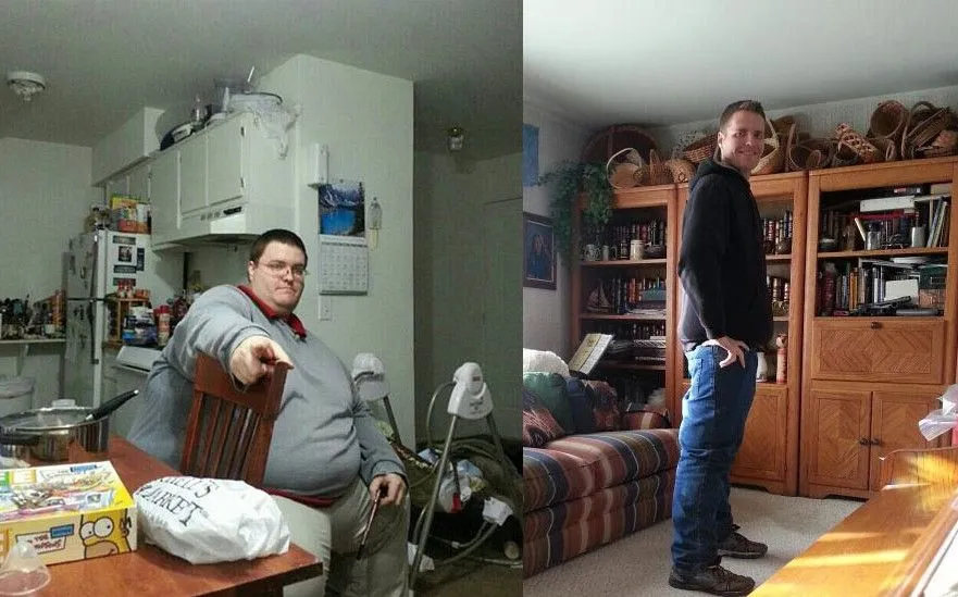 Un uomo riesce a perdere 180 Kg grazie a un’amica