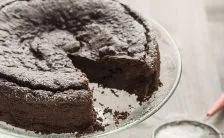 torta al cacao e barbabietole