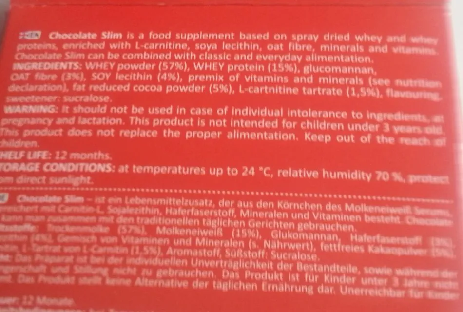 Chocolate slim… attenzione!