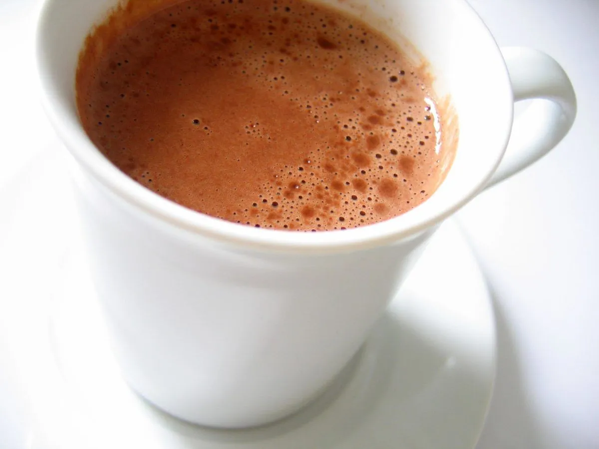 la cioccolata calda sana e detox