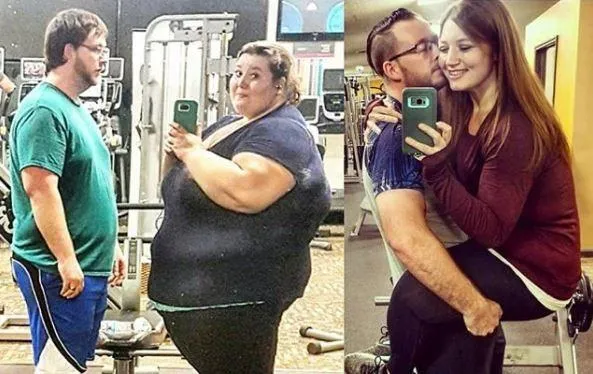 Fidanzati perdono 200 chili insieme