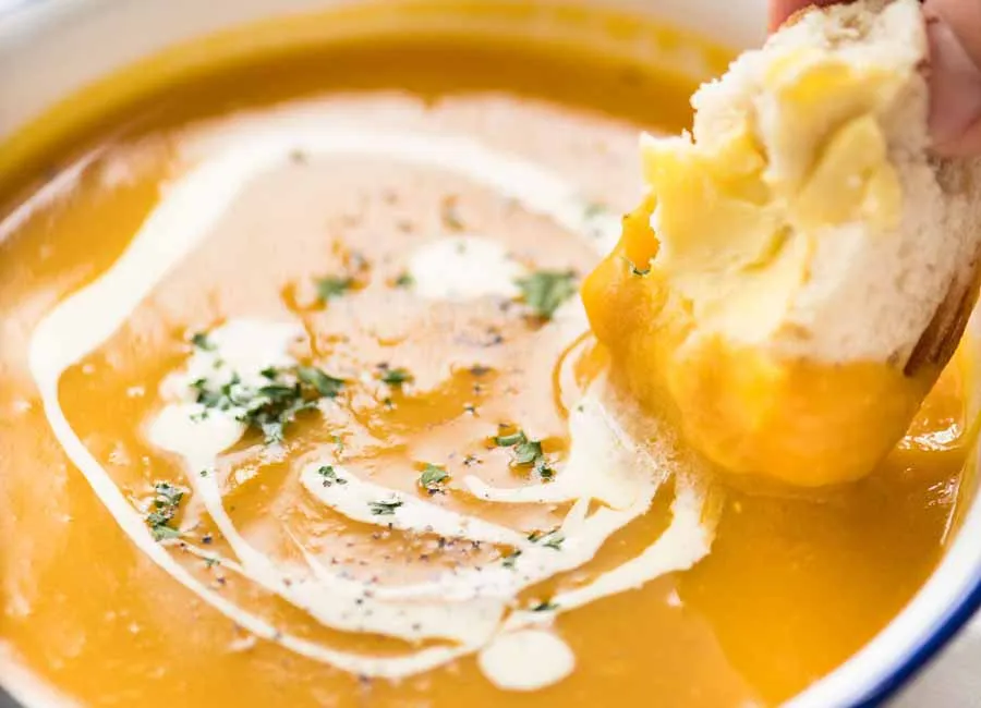 Crema di zucca dietetica: solo 149 calorie