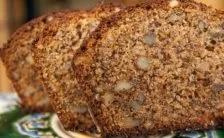 plum cake senza zucchero alle noci