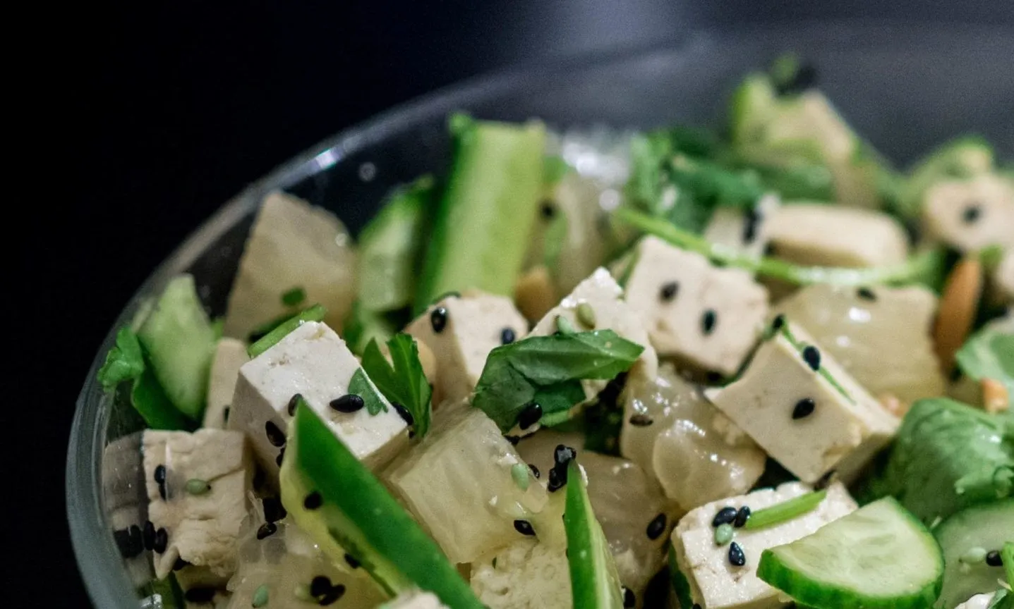 tofu insalata dieta scarsdale vegana