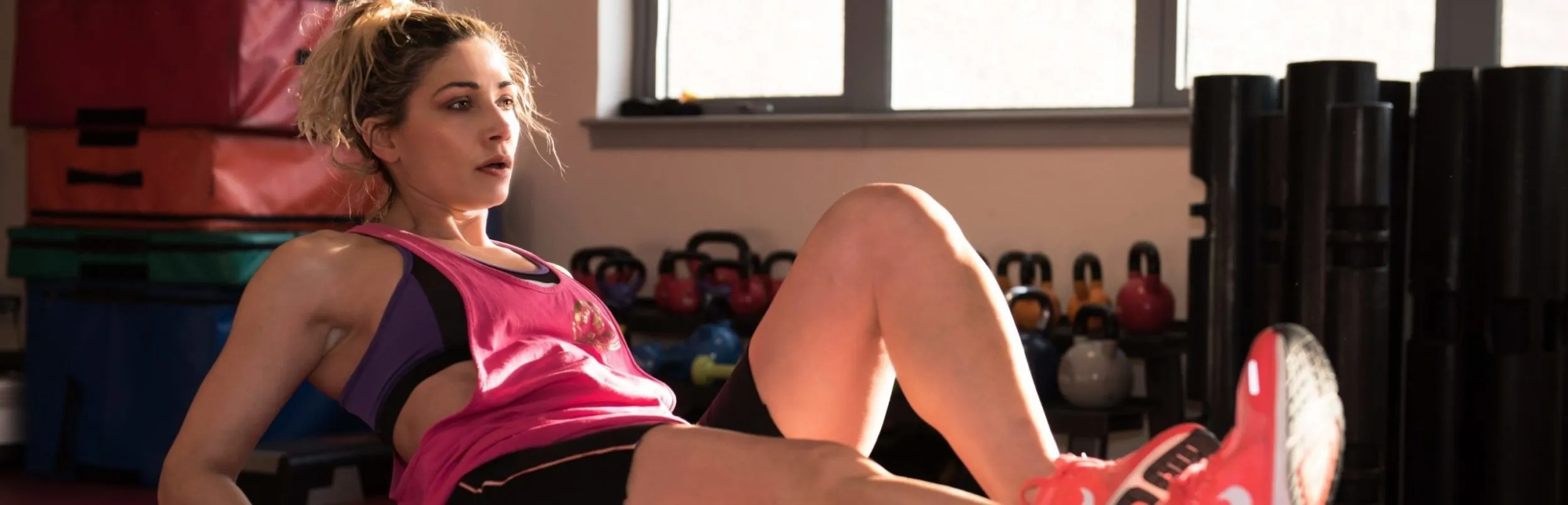 un'altra che si allena