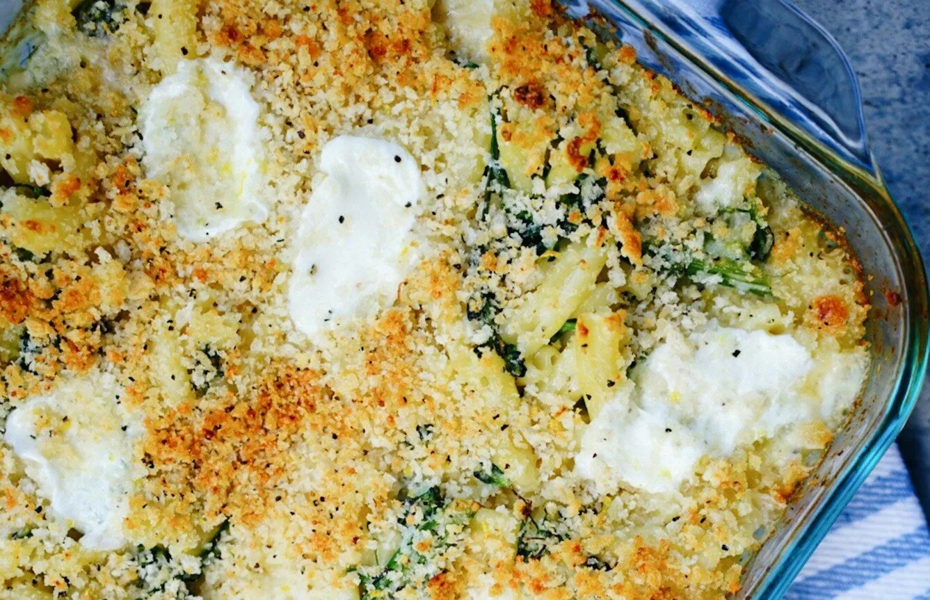 pirofila da forno con sformato di verdure